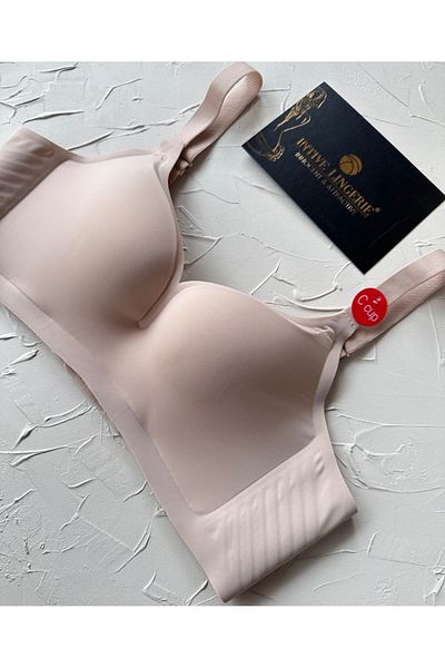 İntive Lingerie Marie Imported Seamless Underwire Supported Gatherer Παχύ λουράκι C Cup Ποιοτικό σουτιέν