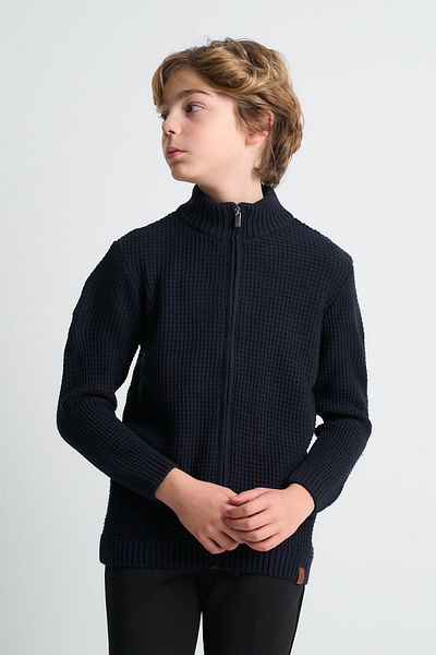 ALEXANDERGARDI Cardigan pentru copii cu fermoar și cu gât pe jumătate Alexandergardı (C23-7104)