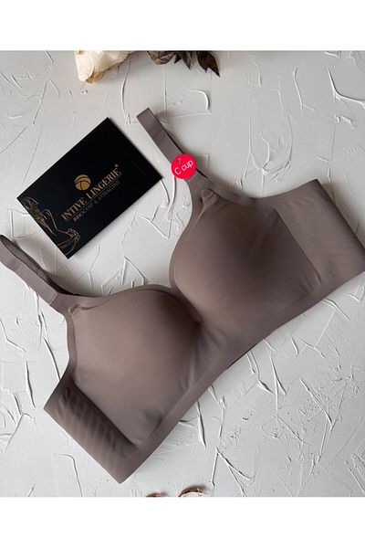 İntive Lingerie Marie Importat, fără cusături, fără sârmă, cu suport, cu curea groasă, sutien de calitate cupa C