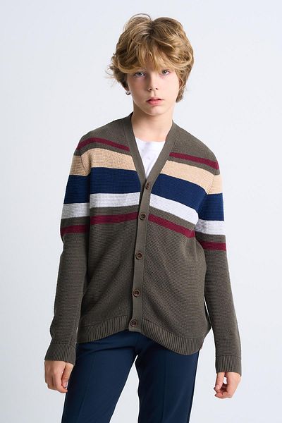 ALEXANDERGARDI Buttoned Children's Knitwear Cardigan (C20-18367)