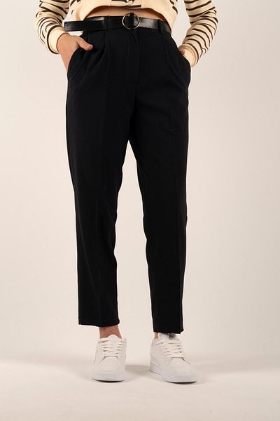 İKLİM LİFE Elastic Waist Belted Trousers