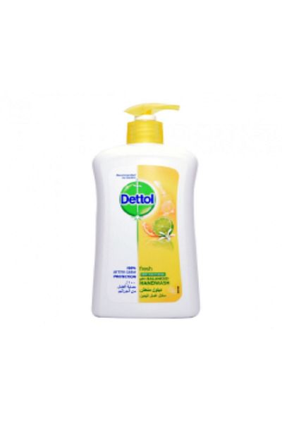 Dettol Hand Wash Lemon 400ml (21606) --- Dettol Hand Wash Lemon & Orange Blossom 400ml