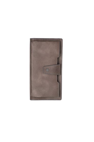 MFT Leather Design 6954 Genuine Leather Unisex Wallet with Phone Compartment