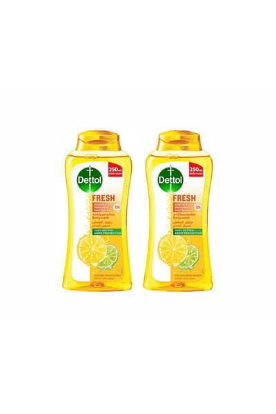 Dettol BODY WASH FRESH 250ML 2PCS 35%OFF
