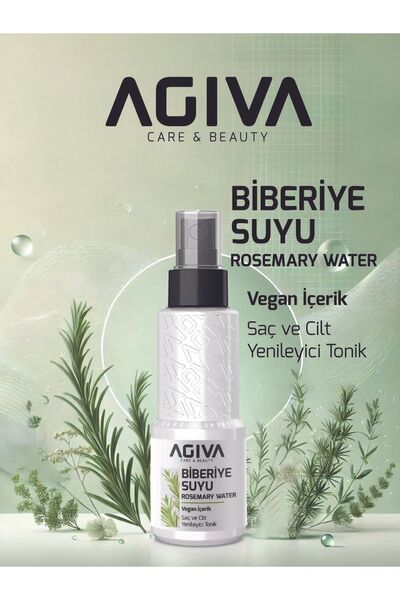 Agiva Biberiye Şampuanı & Biberiye Suyu Dökülme Karşıtı Ve Hızlı Saç Uzatma Etkili 100 ml 2'li Set