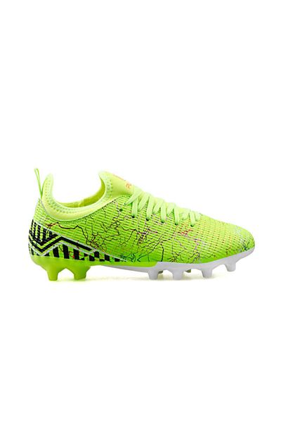Playup Neon Yellow Youth Turf Football Shoes Gk-241-129