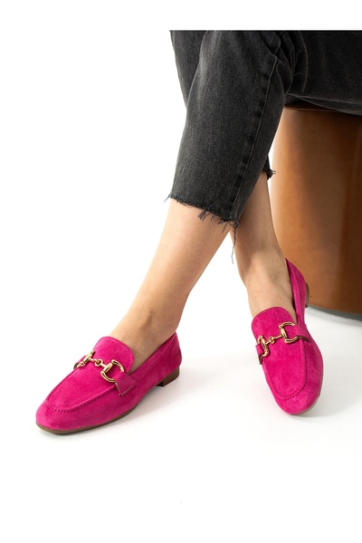 ALEMDAR AYAKKABI SWAY Фуксія Тока Деталь Жіночі балетки