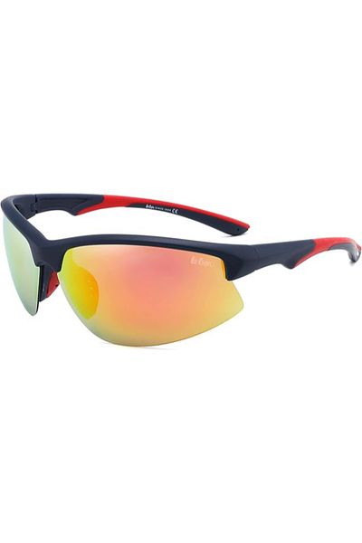 Lee Cooper Unisex Polarized Sunglasses M.Blue Mirror Lens - LC1009C02