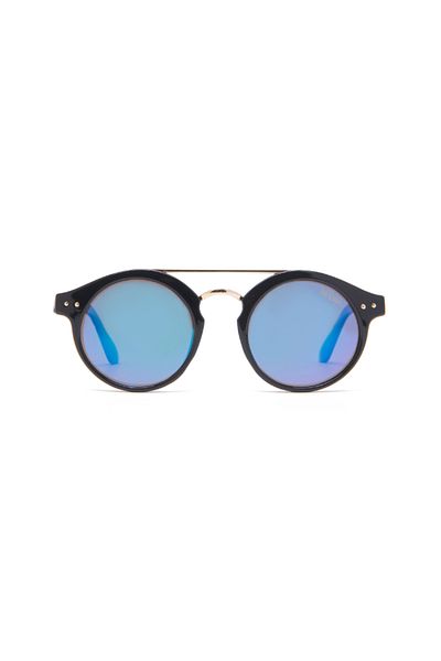 Lee Cooper Kids Round Polarised Sunglasses Green Mirror Lens -  LCK113C01