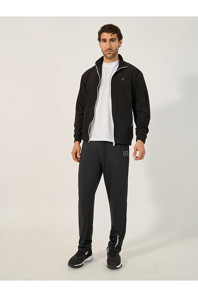 Styli Relaxed Fit High Neck Jacket with Mesh Lining