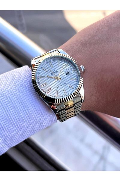 Coliseum Steel Cord Calendar Dial Serial Men's Wristwatch Ft.Aas.I011