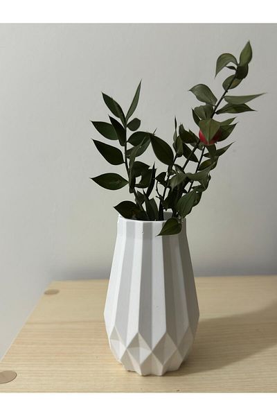 Aymini Nordic Style Decorative Vase, Mini Concrete Vase, Simple and Stylish Design