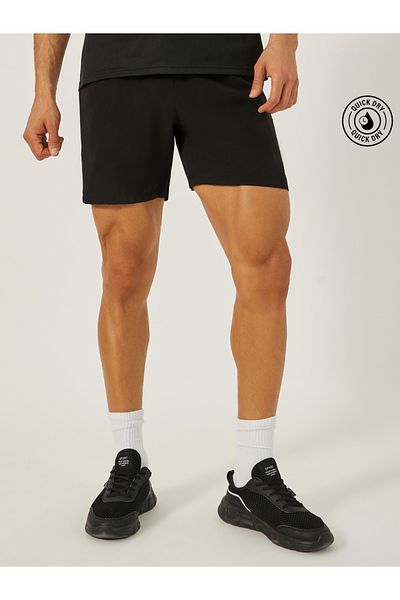 Styli Back Reflector Print Training Shorts with Pockets