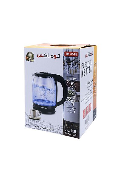 TWOMAX Electric Kettle 1.8L 1500W TM-1518 - Glass