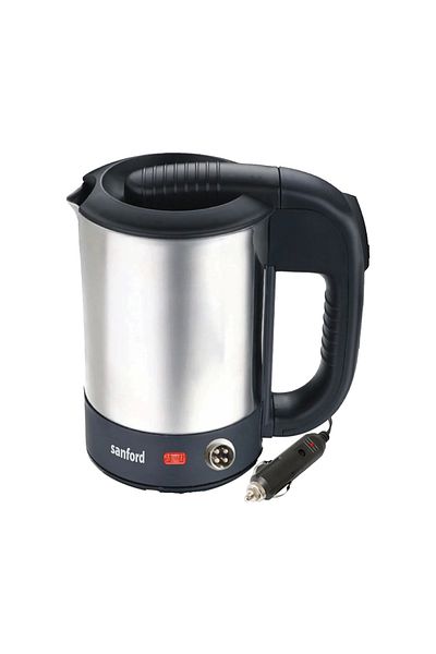 Sanford Electric Kettel 500ml AC 1100W DC 150W SF3351EK - Silver