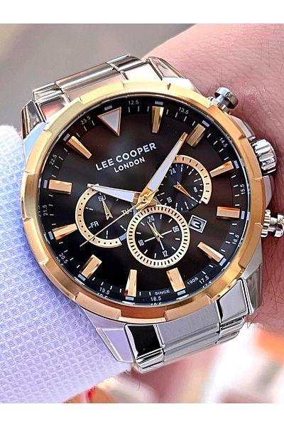 Lee Cooper Steel Cord - Men's Wristwatch, Active 50 Mt Water Resistant Fblc.07385.260