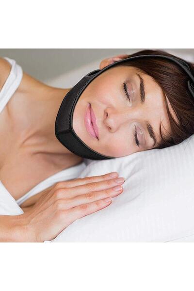 bgvibe Kadın Surat Toparlayıcı Horlama Önleyici Engelleyici Çene Bandı Uyku Apnesi Aparatı