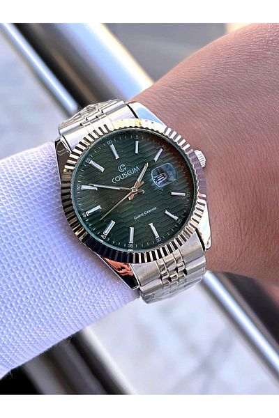 Coliseum Steel Cord Calendar Dial Boxed Series Men's Wristwatch Ft.Aas.I005