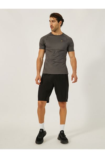 Styli Printed Waistband Shorts with Zipped Pocket Detail