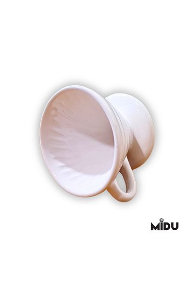 ALOHA White Ceramic V60 Dripper Cup