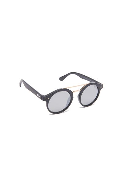 Lee Cooper Kids Round Polarised Sunglasses Silver Mirror Lens -  LCK113C03