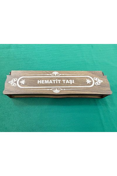 Anemore Collection Hematite Stone 33-Piece Rosary Wooden Box Gift for Lover and Father