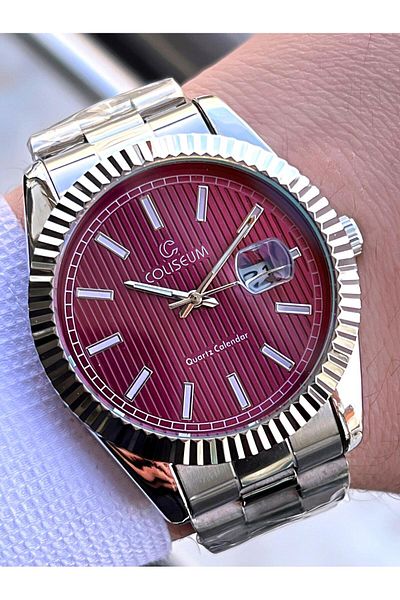 Coliseum Steel Cord Calendar Dial Boxed Series Men's Wristwatch Ft.Aas.I010