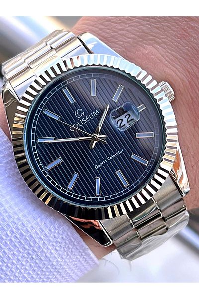 Coliseum Steel Cord Calendar Dial Boxed Series Men's Wristwatch Ft.Aas.I007
