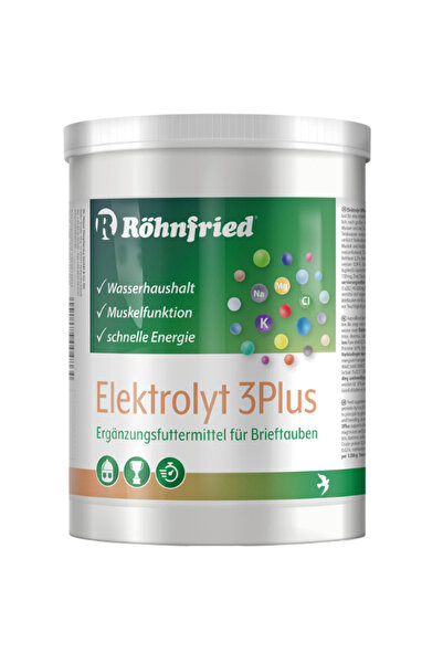 Röhnfried Elektrolyt 3plus 20 gr Kuşlarda Ishal Ve Sıvı Kaybı