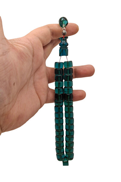 Han Ticarethane Roată tăiată Necif Blue Amber Tasbih