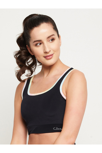 Clovia By Styli Medium Impact Padded Sports Bra with Removable Cups