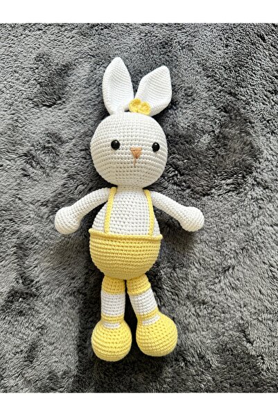 AMİGURİMİ Tavşan 3 lü set amigurimi doğum hediyelik uyku arkadaşı