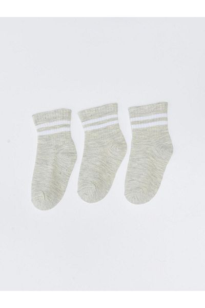 LC Waikiki Striped Baby Boy Socks 3-Piece (W2)