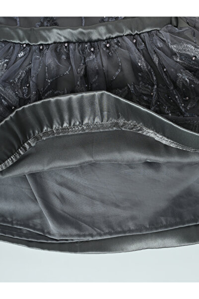 Bella Moda By Styli Embellished Mesh Layer Dress