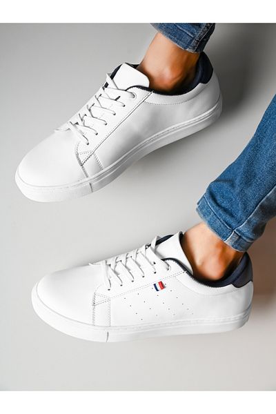 Styli Flat Sole Lace Up Sneakers