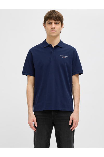 REBEL By Styli قميص بولو مطبوع عليه شعار REBEL من JREBJEANS مقاس SS