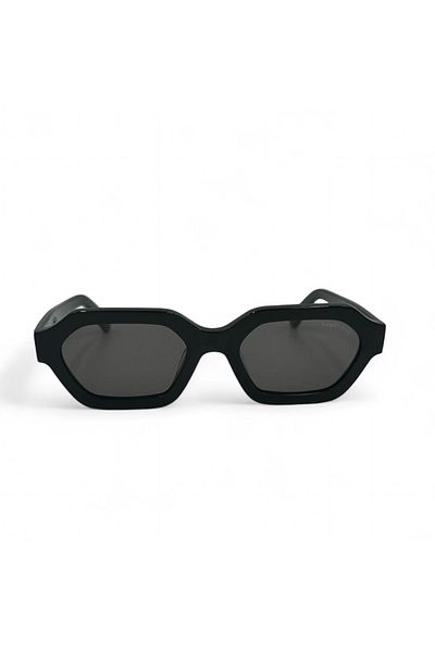 SuperStep Black Octagonal Framed - Sunglasses