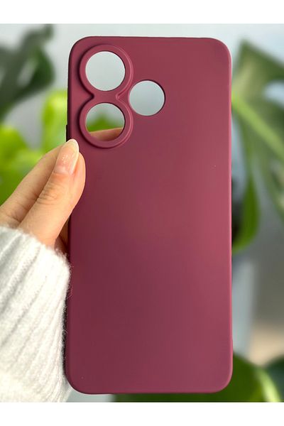 Go Aksesuar حافظة سيليكون مرنة متوافقة مع هاتف Redmi 13