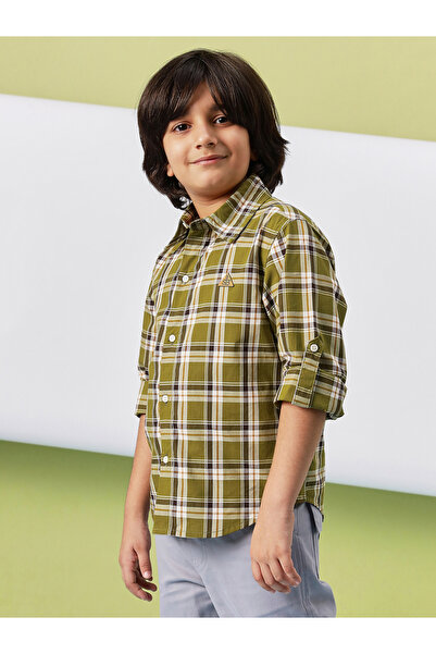 Stylo Bug By Styli Checked Long Sleeve Shirt