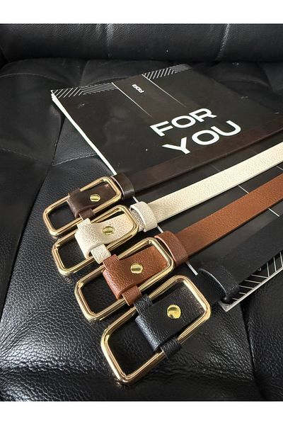 Fiori Cureaua pentru pantaloni cu catarama dreptunghiulara pentru femei, centura pentru haina, centura pentru camasa, centura pentru rochie