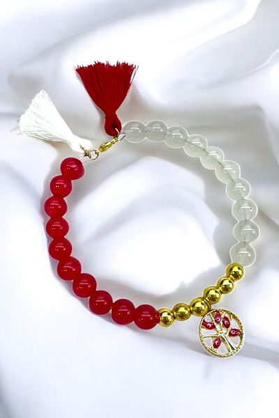 PETEK AKSESUAR Glass Beads Circle Bracelet
