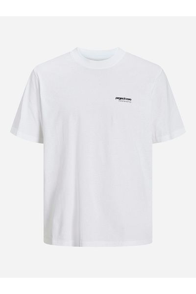Jack & Jones Slogan Print Crew Neck T-Shirt