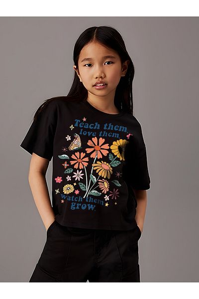 uyguntarz Children Teach Them Open Cotton Tshirt
