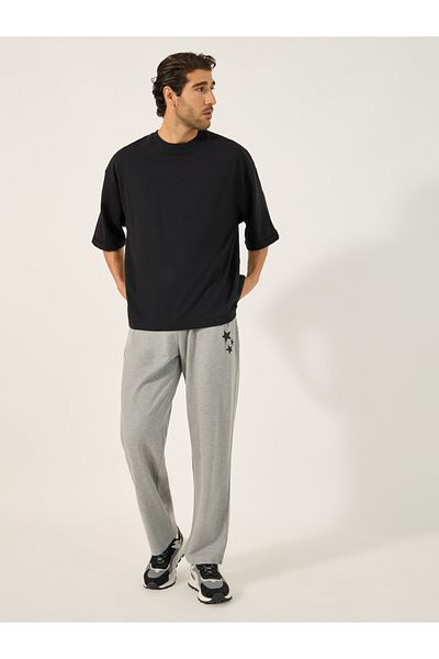 Styli Mid Rise Relaxed Fit Terry Joggers