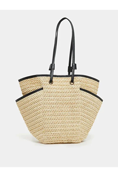 Styli Textured Shoulder Bag with Dual Handle