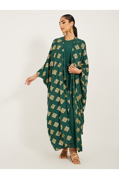 Styli printed abaya