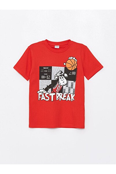 LC Waikiki Ανδρικό μπλουζάκι με κοντό μανίκι Crew Neck Nostalgic Monkey (S4)