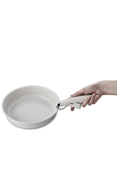 KORKMAZ Nova Pratika Beige Pot Set - 8 Paraçılık