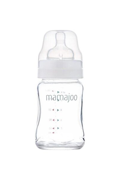 Mamajoo Cam Anti-kolik Biberon 180 Ml, Yenidoğan Bebek, 0 Ay , Yavaş Akışlı