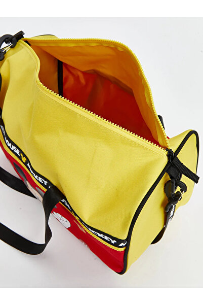 LC Waikiki Kırmızı Mickey Mouse Baskılı Erkek Çocuk Spor Çantası